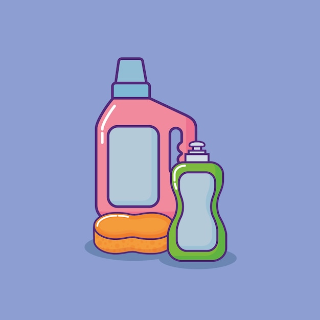 cleaning supplies design