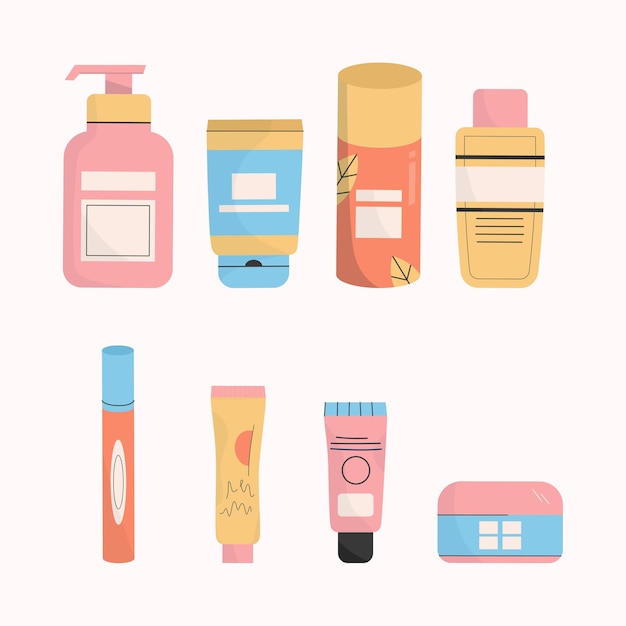 Cleansers and skin care cosmetics set