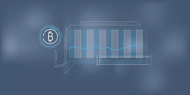 Clear and concise infographics of bitcoin price stability