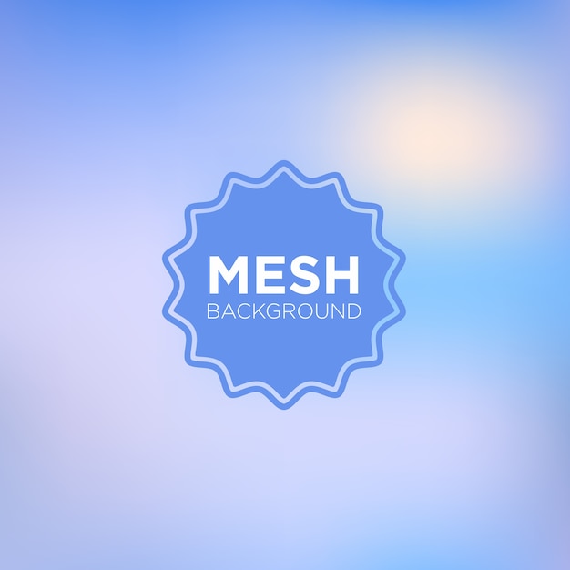 Clear Sky Blue Mesh Background