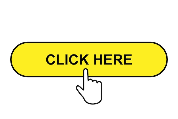 Click here button Vector illustration