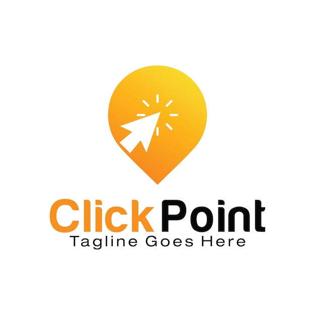 Click Point logo design template