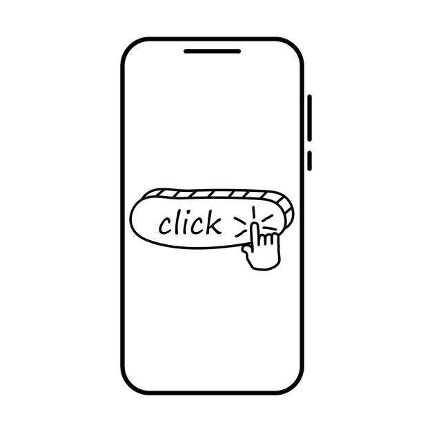 Click push button on phone