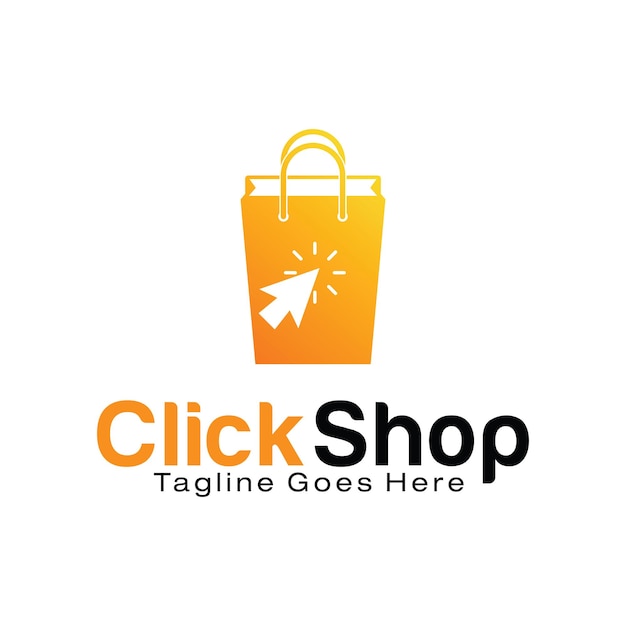 Click Shop logo design template