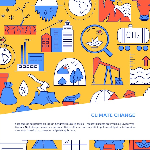 Climate change poster