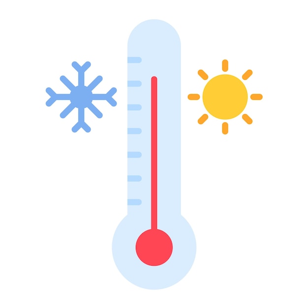 Climatization Vector Illustration Style