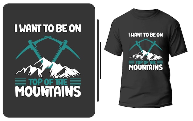 Climbing tshirt design