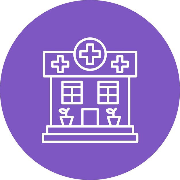 Clinic icon vector image Can be used for Emergency Services