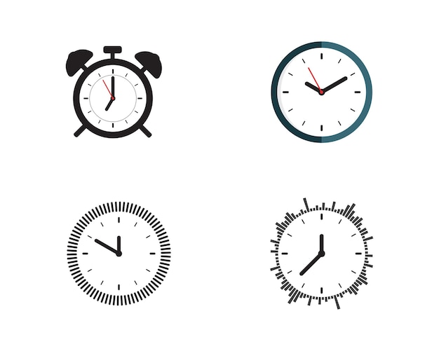 Clock icon vector illustration design