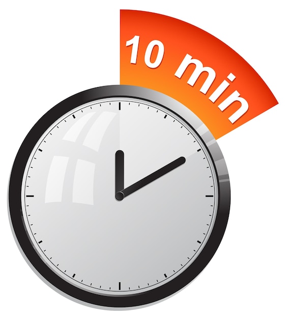 Vector clock timer 10 min