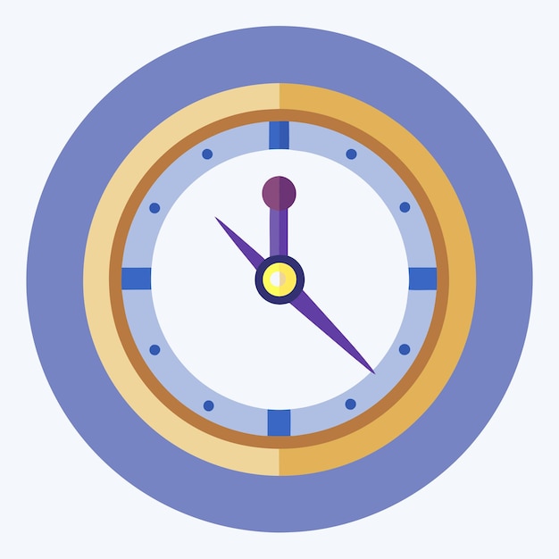 clock vector design art on white background