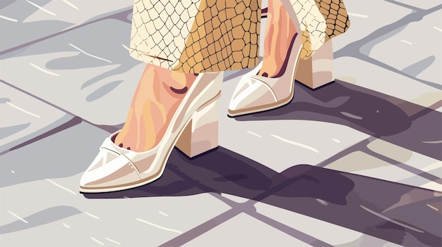 Vector closeup fashion accessory vector illustration