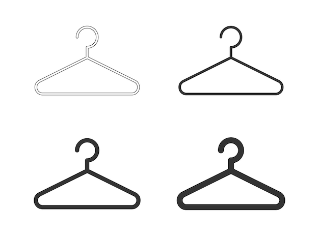 Clothes hanger icon Vector illustration