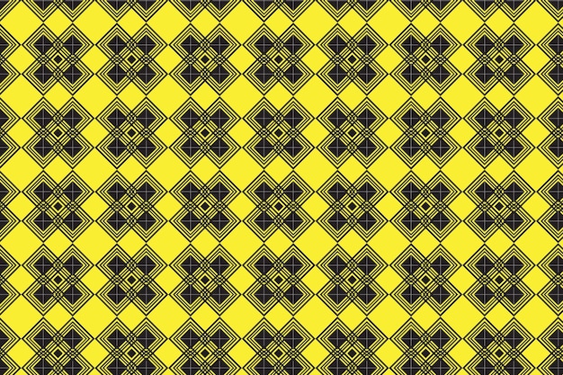 Clothing Geometric seamless textile repeat Fabric pattern design Golden background Vector template