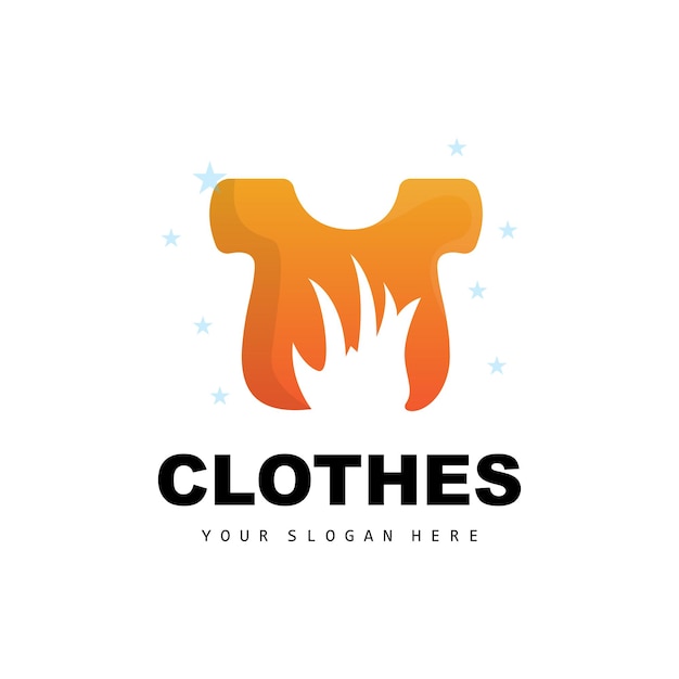 Clothing Logo Simple Style Shirt Design Clothing Store Vector Fashion Business Brand And Template Icon