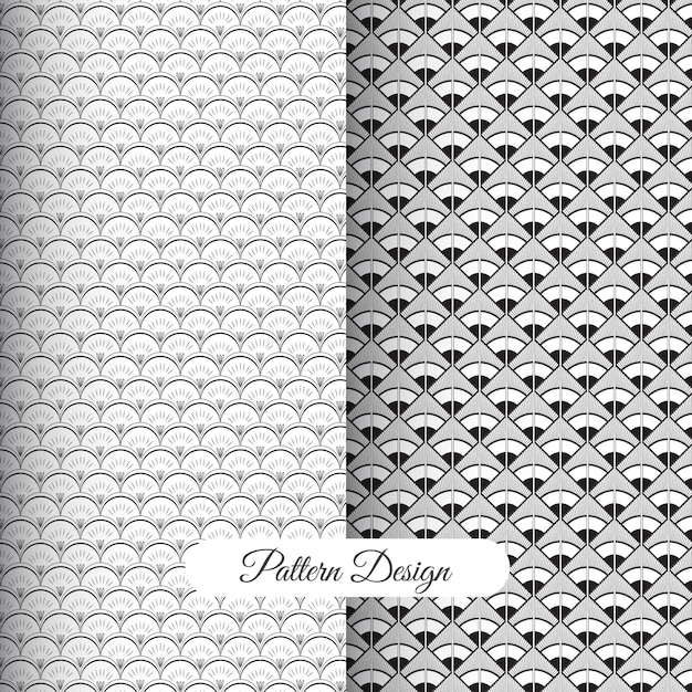 clothing seamless pattern on a white background