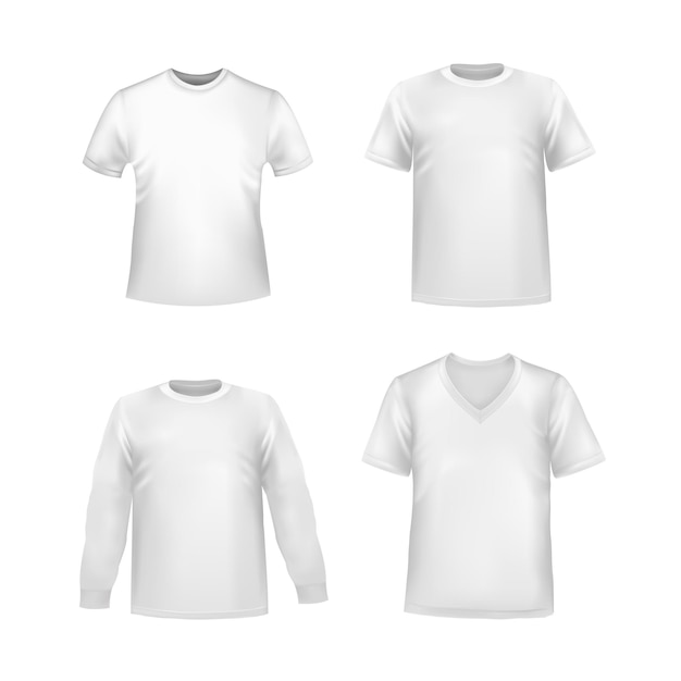 cloths mockup vector set collection vector illustration