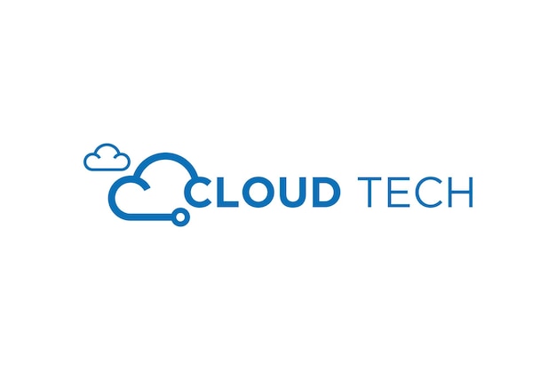 Cloud data logo storage modern technology internet speed access database