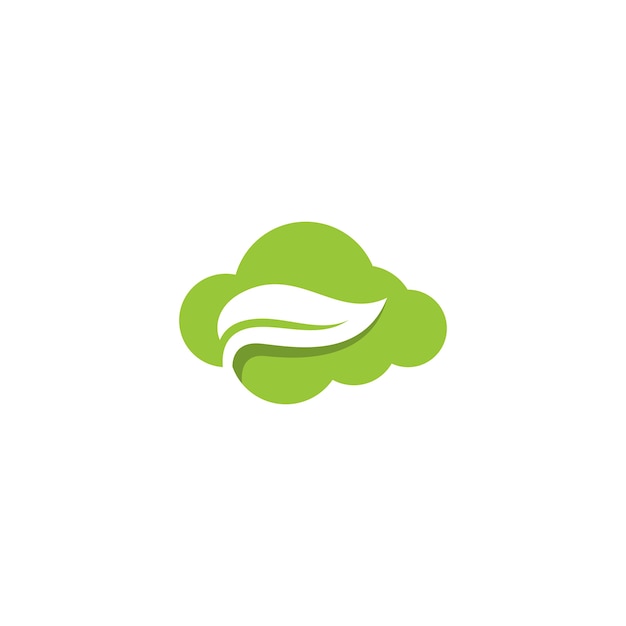 cloud leaf icon