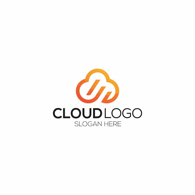 Cloud logo icon