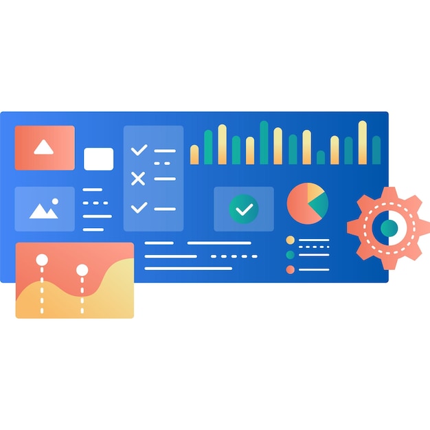 Cloud management icon vector data base analytics