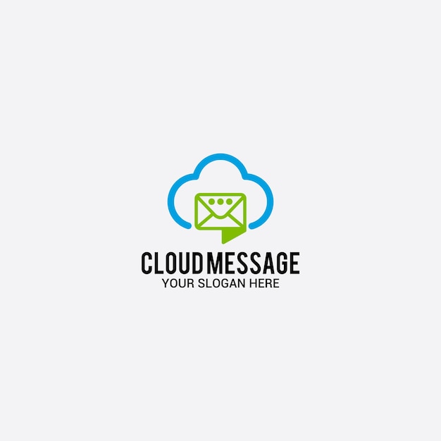 Cloud message logo