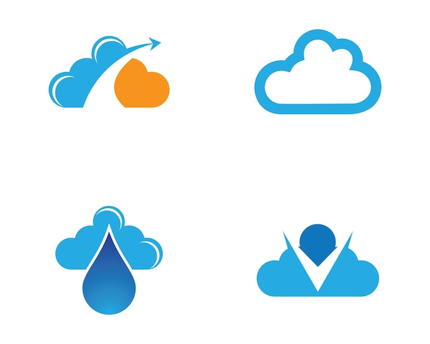 Cloud symbol illustration