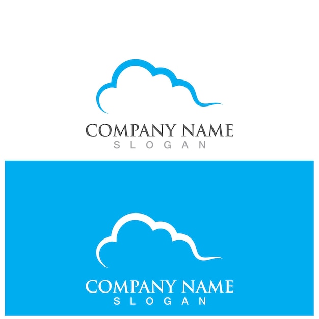 Cloud template vector