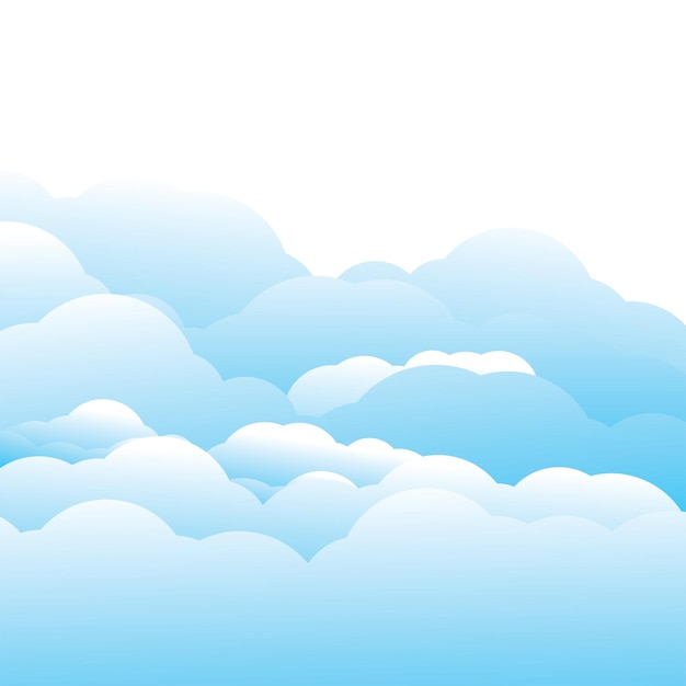 Cloud template vector