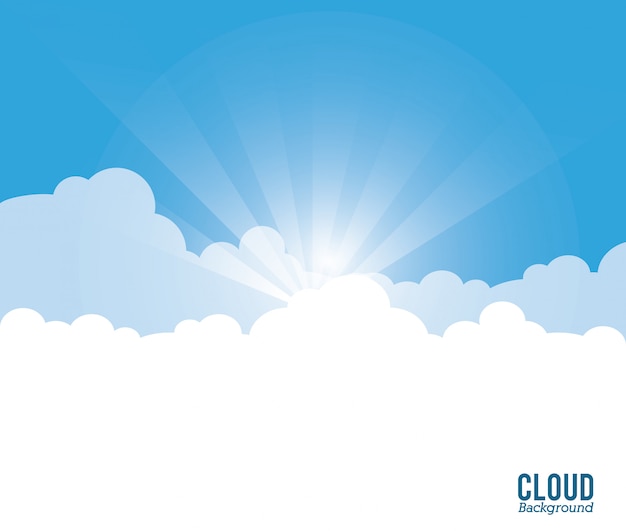 Cloud. Wheater icon.