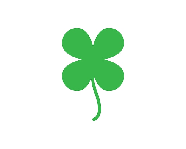 Clover leaf vector icon illustration design