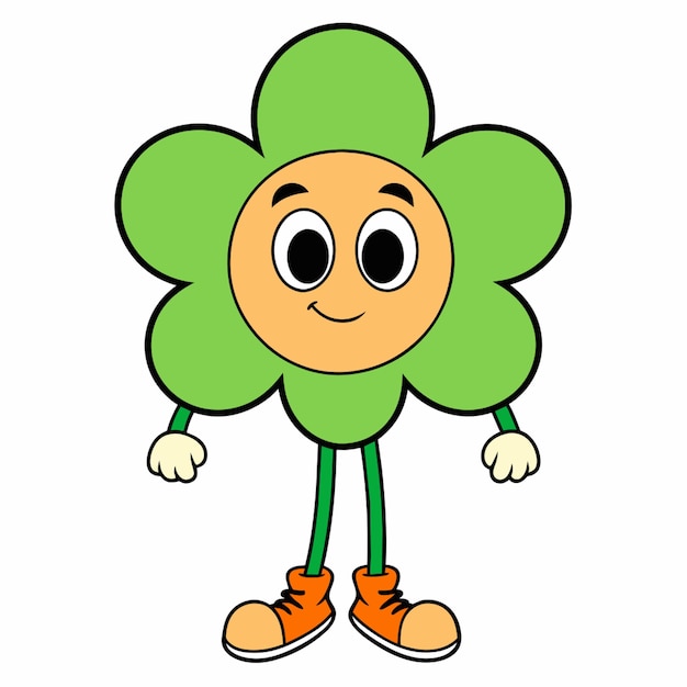 Vector clover vector illustration cartoon