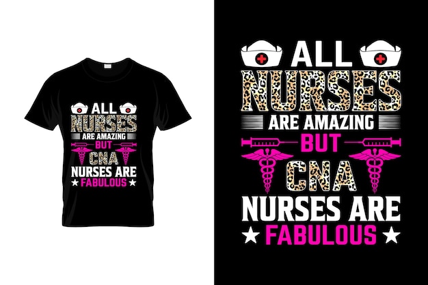 CNA t-shirt design or CNA poster design or CNA shirt design