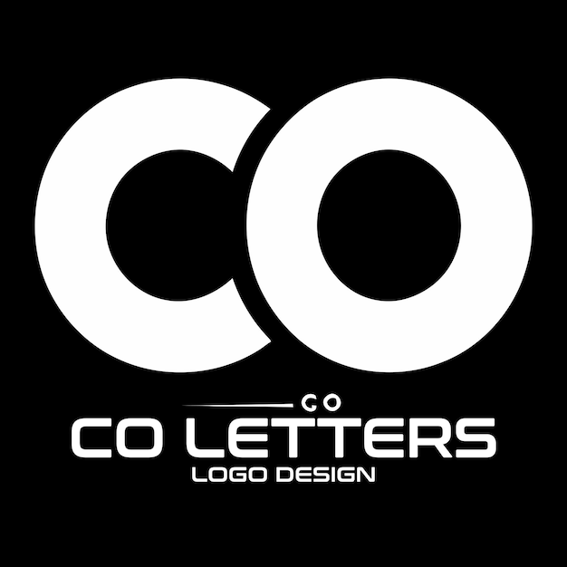 Vector co letters vector logo design