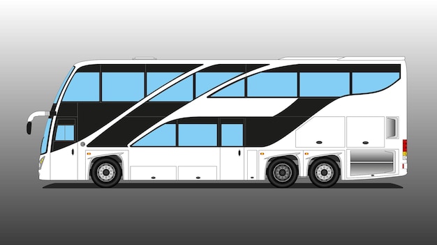 Coach bus and Mockup