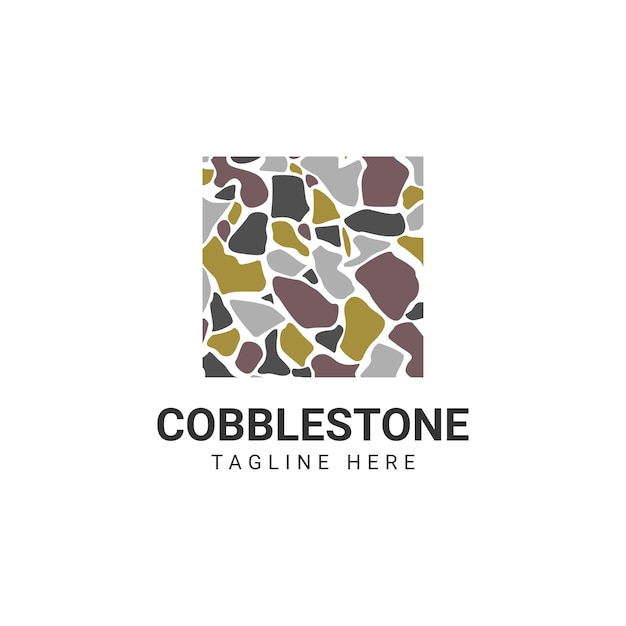 Cobblestones logo icon illustration vector graphic