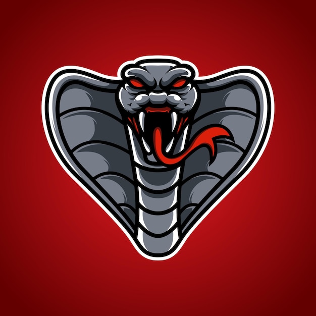 Cobra E Sport Mascot Logo