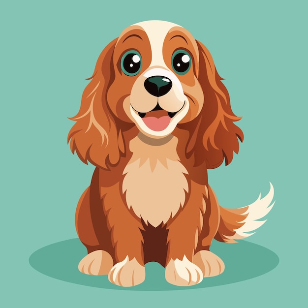 Cocker spaniel dog vector