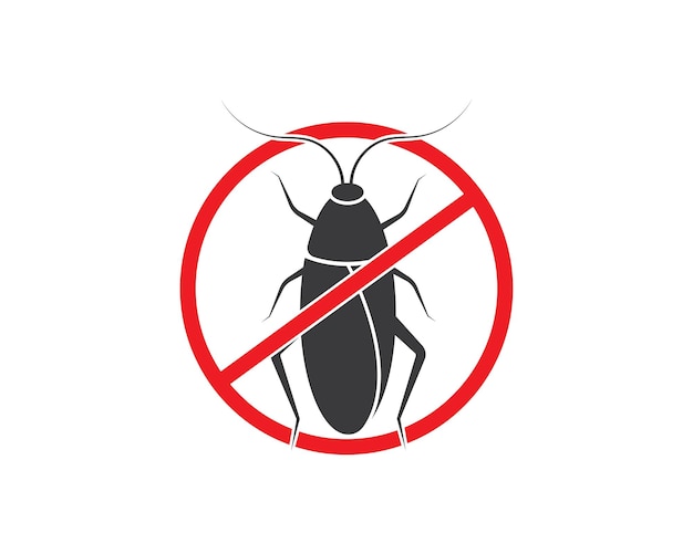 Cockroaches vector icon illustration design