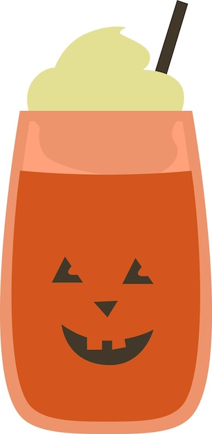 Cocktail Drink Icon Halloween element for Design