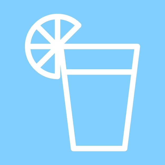 cocktail drink icon Vector illustration