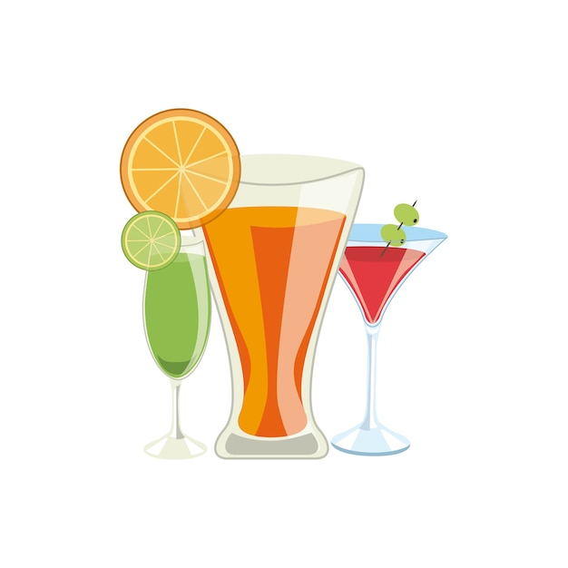 cocktails drinks icons