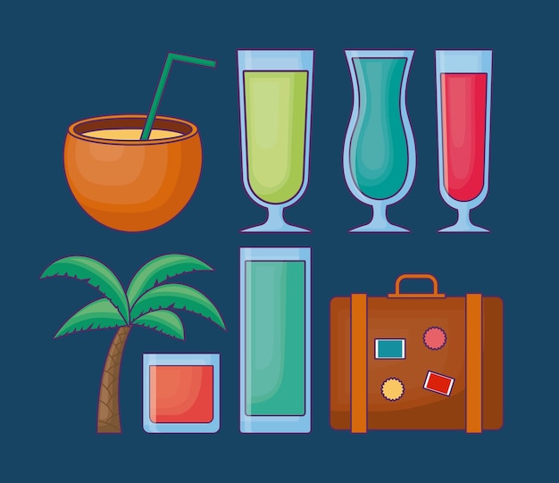 Cocktails drinks 