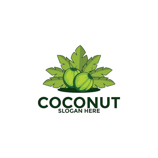 Coconut logo vector template Creative Coconut logo design concepts Icon symbol Illustration