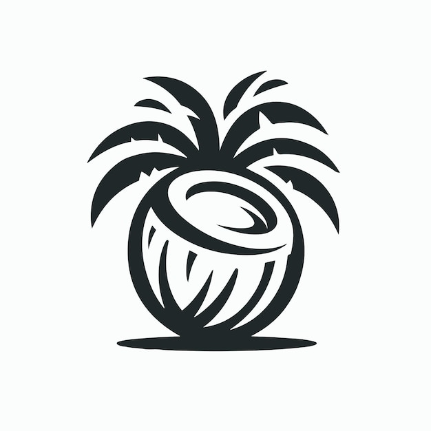 coconut logo vector