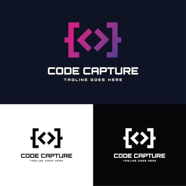 Vector code capture logo