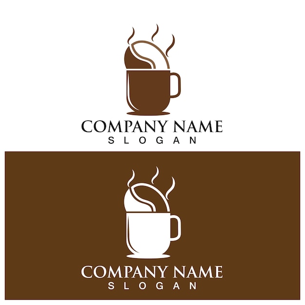 Coffe cup icon vector illustration template design