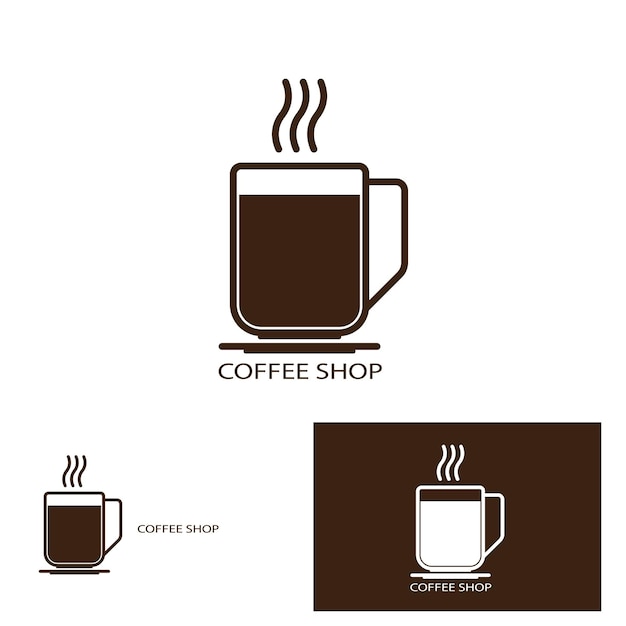 Coffe cup icon vector illustration template design