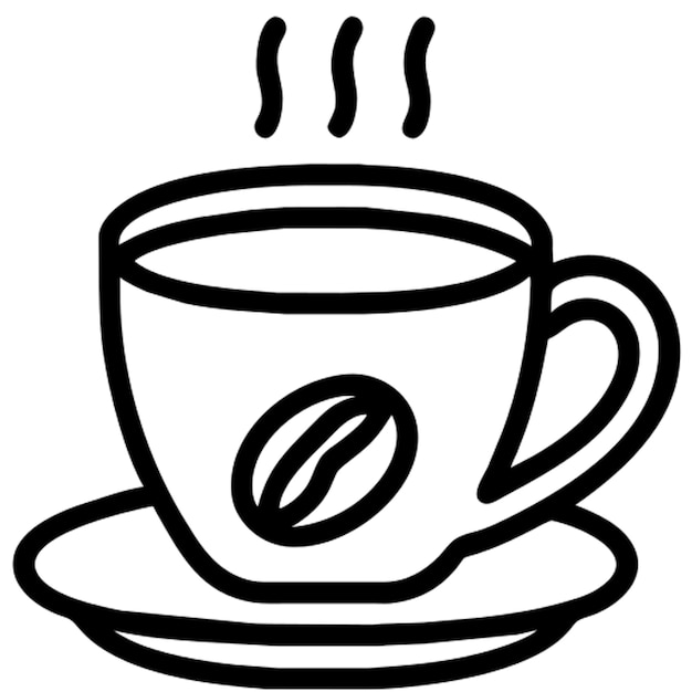 coffe icon outline