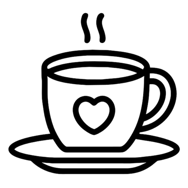 coffe icon outline